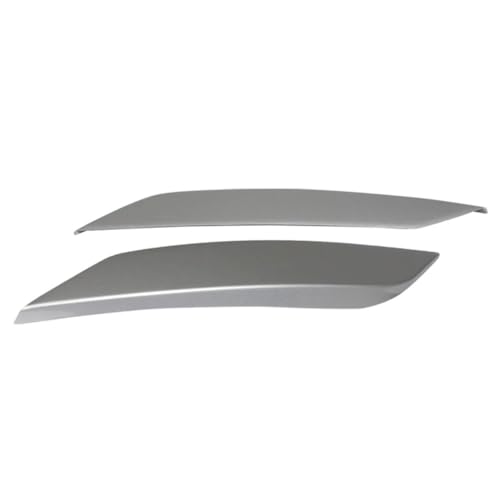 GuriDo 2 Stück Auto Scheinwerfer Augenbraue für Nissan 350Z 2 Door 2003-2008, ABS Autoscheinwerfer Augenlider Augenbrauen Abdeckung Augenbrauenabdeckung,B/Silver von GURIDO