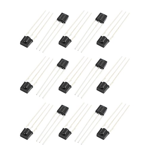 GURSAC 15Pcs CHT0038A Elektrische Anschlüsse 3Pins Flache Infrarot Fernbedienung Empfänger IR Cam-Typ Anschlüsse LED Diode von GURSAC