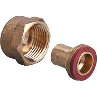 Verschraubung Mutter 20 x 150 + Dichtung Gurtner Lötstutzen CU12 - 08769.12K+ von GURTNER
