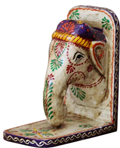 GURU SHOP Buchstützte Elefant - Weiß, 15x14x8 cm, Türstopper & Buchstützen GURU SHOP Buchstützte Elefant - Weiß, 15x14x8 cm, Türstopper & Buchstützen von GURU SHOP