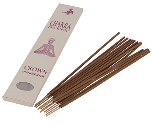 GURU SHOP Chakra Incense, Weihrauch Räucherstäbchen - Crown, Creme-weiß, Räucherstäbchen aus Tibet, Nepal von GURU SHOP