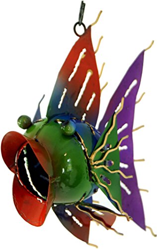 GURU SHOP Farbenfroher Dekofisch aus Indonesien - Design 13, Mehrfarbig, 14x10x7 cm, Tierfiguren GURU SHOP Farbenfroher Dekofisch aus Indonesien - Design 13, Mehrfarbig, 14x10x7 cm, Tierfiguren von GURU SHOP