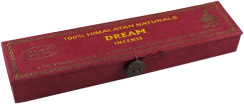 GURU SHOP Himalayan Naturals Räucherstäbchen - Dream Incense, Rot, Räucherstäbchen aus Tibet, Nepal von GURU SHOP