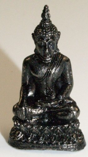 GURU SHOP Kleiner Buddha Talisman -1, Gold, Messing, 3,5x2x1 cm, Buddhas von GURU SHOP