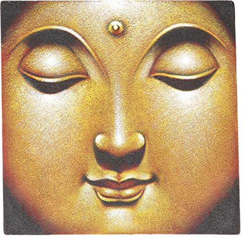 GURU SHOP Kleiner Buddha auf Leinwand 40x40 cm - Motiv 16, Gold, Bilder & Bilderrahmen GURU SHOP Kleiner Buddha auf Leinwand 40x40 cm - Motiv 16, Gold, Bilder & Bilderrahmen von GURU SHOP