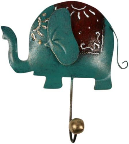 GURU SHOP Kleiner Garderobenhaken, Metall Kleiderhaken - Dicker Elefant, 14x14x5 cm GURU SHOP Kleiner Garderobenhaken, Metall Kleiderhaken - Dicker Elefant, 14x14x5 cm von GURU SHOP