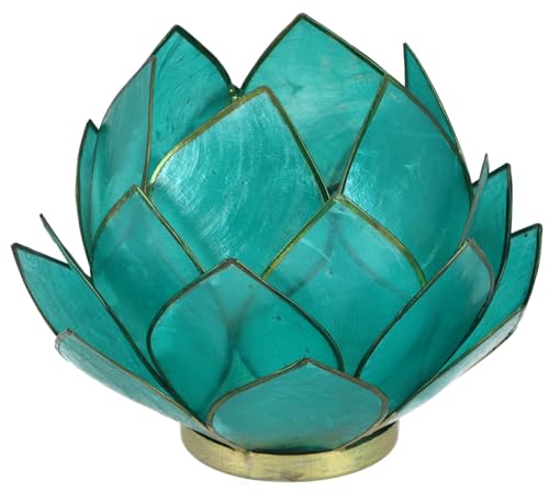 GURU SHOP Lotus Teelicht Muschel 14x10 cm - Türkis GURU SHOP Lotus Teelicht Muschel 14x10 cm - Türkis von GURU SHOP