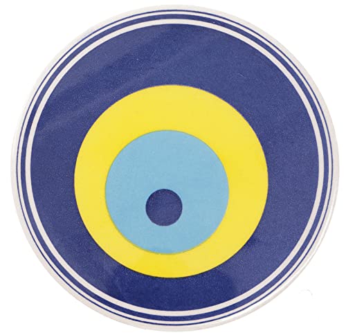 GURU SHOP Orientalischer Keramikuntersetzer, Runder Untersetzer - Muster 16, Blau, 1x16x16 cm, Untersetzer, Tabletts von GURU SHOP