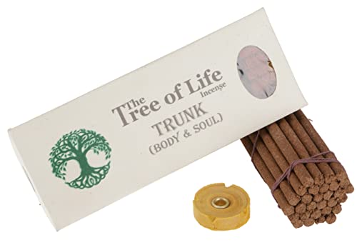 GURU SHOP The Tree of Life- Incense, Handmade Räucherstäbchen - Trunk/Body and Soul, Beige, Räucherstäbchen aus Tibet, Nepal von GURU SHOP