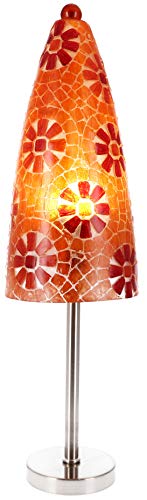 GURU SHOP Tischlampe/Tischleuchet, Handgemacht in Bali, Glasmosaik - Modell Tandori, 65x17x17 cm, Bunte, Exotische Tischlampen von GURU SHOP