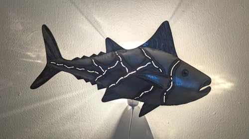 GURU SHOP Wandlampe/Wandleuchte, Kinderzimmer, Handgefertigt aus Metall - Fisch, 30x56x10 cm, Wandleuchten GURU SHOP Wandlampe/Wandleuchte, Kinderzimmer, Handgefertigt aus Metall - Fisch, 30x56x10 cm, Wandleuchten von GURU SHOP