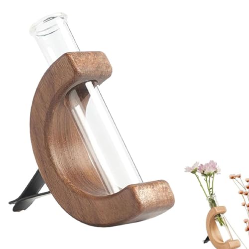 Car Vase Vent Clip, Car Vent Propagation, Blumenvase mit Clip für Auto, Mini-Glas Auto Blumenvase Clip, Pflanzen-Auto-Lufterfrischer-Entlüftungsclip, Kreativer Glasvase für Auto-Lufterfrischer (B) von GUSHE