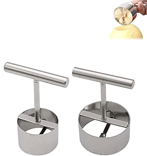 Fruchtkernabscheider aus Edelstahl, Apfelentkerner Apfelausstecher, Apfel Entkerner, Edelstahl Apple Corer Entferner Werkzeug, Apple Pear Core Separator Kitchen, Multifunktions-Entkerner von GUSHE