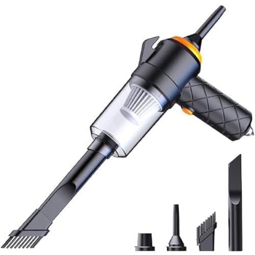 GUSHE 6-in-1 Wireless Powerful Car Vacuum Cleaner, Handstaubsauger Kabellos, 120W Leistungsstarker Autostaubsauger, Wiederaufladbarer Tragbarer Mini Staubsauger mit Filter, für Auto/Tastatur von GUSHE