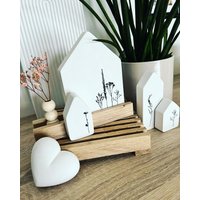 Häuschenset Dekohäuser Geschenkidee Personalisierbar Individuell von GUSSWERK