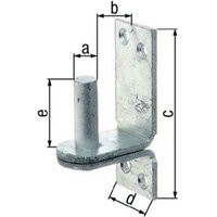 GAH 311452 Kloben auf Platte, DII-Haken, feuerverzinkt, Ø16 mm, 113 x 40 mm / 1 Stück - Alberts GAH 311452 Kloben auf Platte, DII-Haken, feuerverzinkt, Ø16 mm, 113 x 40 mm / 1 Stück - Alberts von ALBERTS