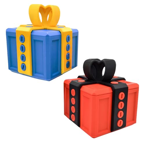 GUTERTOP 2 Stück Annoying Gift Box, Prank Screw Surprise Box, Überraschungsgeschenkbox für Büroschreibtisch-Deko Oder zur Heimdekoration von GUTERTOP