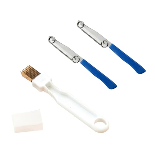 GUTERTOP 2 Stück Zaubermesser, Schnelles Schneidemesser mit Verstellbarer Feder, 3-In-1-Multifunktions Obstschälmesser mit 1 Shred Silk The Knife von GUTERTOP