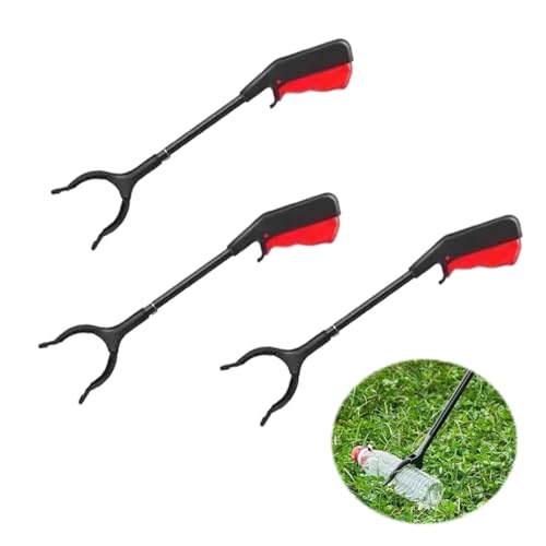 GUTERTOP 3 Stück Müllzange Kinder, Senioren Müllgreifer Kinder, 28cm Greifzange Kinder für Recycling, Garten, Hof GUTERTOP 3 Stück Müllzange Kinder, Senioren Müllgreifer Kinder, 28cm Greifzange Kinder für Recycling, Garten, Hof von GUTERTOP