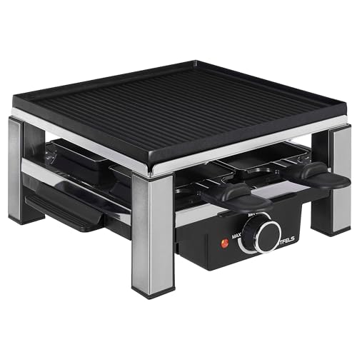 GUTFELS 4-Pfännchen-Raclette RACLETTE 4010 | Raclette Grill 4 Personen | 900 W | Antihaftbeschichtung | Stufenlose Regulierung | Raclette 4 Personen GUTFELS 4-Pfännchen-Raclette RACLETTE 4010 | Raclette Grill 4 Personen | 900 W | Antihaftbeschichtung | Stufenlose Regulierung | Raclette 4 Personen von GUTFELS
