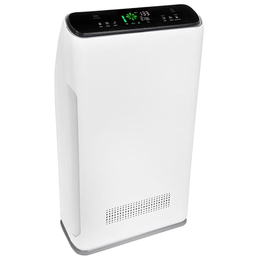 GUTFELS Luftreiniger für Wohnung Raucherzimmer, 7-Fach-Filtertechnologie, HEPA-13-Filter, inkl. Fernbedienung, für zu 40m² Raumgröße, LR 67014 we GUTFELS Luftreiniger für Wohnung Raucherzimmer, 7-Fach-Filtertechnologie, HEPA-13-Filter, inkl. Fernbedienung, für zu 40m² Raumgröße, LR 67014 we von GUTFELS