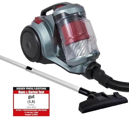GUTFELS Multi Zyklon Staubsauger CLEAN 3010 | Staubsauger beutellos | Parkettdüse | Turbodüse | 3 L Staubbehälter | Stufenlose Regulierung | Vacuum Cleaner GUTFELS Multi Zyklon Staubsauger CLEAN 3010 | Staubsauger beutellos | Parkettdüse | Turbodüse | 3 L Staubbehälter | Stufenlose Regulierung | Vacuum Cleaner von GUTFELS
