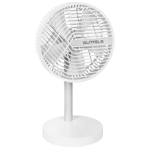 GUTFELS Tischventilator VENTI 3020 R, 20 cm Ø, USB Ventilator mit 4.000 mAh Akku, Touchbedienung, 4 Geschwindigkeiten GUTFELS Tischventilator VENTI 3020 R, 20 cm Ø, USB Ventilator mit 4.000 mAh Akku, Touchbedienung, 4 Geschwindigkeiten von GUTFELS