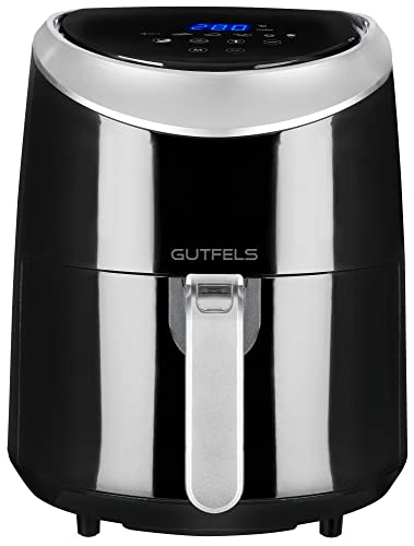 Gutfels Heißluftfritteuse AIRFRY 3010 | 1300 Watt | Touch-Bedienung 80-200°C einstellbar | Timer | Air Fryer 2,7 Liter Korbvolumen | Überhitzungsschutz Gutfels Heißluftfritteuse AIRFRY 3010 | 1300 Watt | Touch-Bedienung 80-200°C einstellbar | Timer | Air Fryer 2,7 Liter Korbvolumen | Überhitzungsschutz von GUTFELS