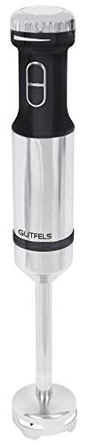 Gutfels Stabmixer MS 8001 swi | Edelstahlgehäuse | 2 Geschwindigkeitsstufen und Turbofunktion | ergonomischer geformter Griff | 800 Watt | Edelstahl | edelstahlfarben-schwarz Gutfels Stabmixer MS 8001 swi | Edelstahlgehäuse | 2 Geschwindigkeitsstufen und Turbofunktion | ergonomischer geformter Griff | 800 Watt | Edelstahl | edelstahlfarben-schwarz von GUTFELS
