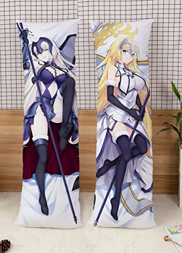 Anime Fate Stay Night Pillow Covers Fate Grand Order Zero Cushion Pillow Case Peach Skin 150x50cm(59in x 19.6in) Apocrypha Astolfo Pillowcase von GUTRYIY