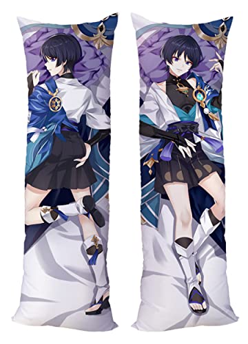 Anime Wanderer Genshin Impact Pillow Case Two Way Tricot 150x50cm (59in x 19.6in) Alhaitham Pillowcase von GUTRYIY