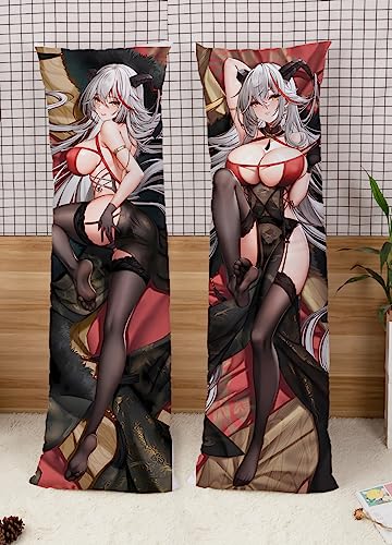 Azur Lane Agir Cushion Cover Pillow Case Peach Skin 150x50cm (59in x 19.6in) KMS Agir Pillowcase von GUTRYIY