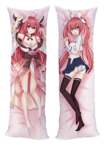 Date A LIVE Tokisaki Kurumi Itsuka Kotori Peach Skin Pillow Case Cover 150x50cm(59in x 19.6in) Pillowcase von GUTRYIY