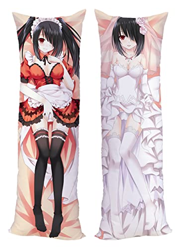 Date A Live Tokisaki Kurumi Cushion Pillow Case Two Way Tricot 150x50cm (59in x 19.6in) Kotori Itsuka Pillowcase von GUTRYIY