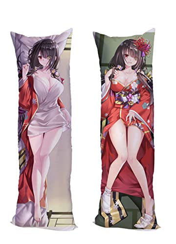 Date A Live Tokisaki Kurumi Yoshino Pillow Case 150x50cm(59in x 19.6in) Himekawa Yoshino Pillowcase von GUTRYIY