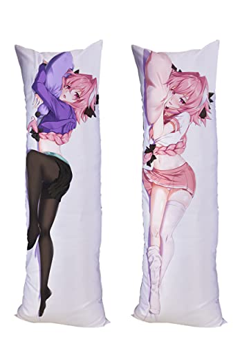 Fate Apocrypha Astolfo Grand Order Cushion Pillow Case Peach Skin 150x50cm (59in x 19.6in) Pillowcase von GUTRYIY