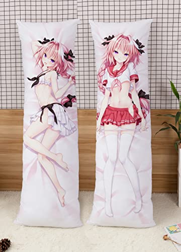 Fate Apocrypha AstolfoCushion Pillow Case Peach Skin 150x50cm(59in x 19.6in) Apocrypha Astolfo Pillowcase von GUTRYIY