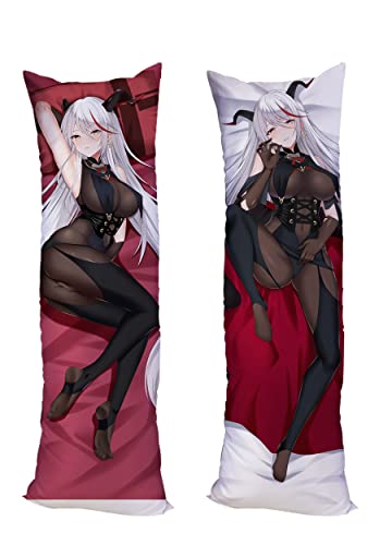 Azur Lane KMS Ägir Cushion Cover Pillow Case Two Way Tricot 150x50cm (59in x 19.6in) Ayanami Pillowcase von GUTRYIY