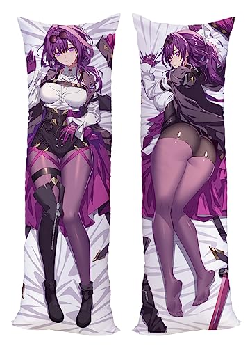 Game Anime Honkai Star Rail Kafka Cushion Cover Pillow Case Peach Skin 150x50cm (59in x 19.6in) Tingyun Pillowcase von GUTRYIY