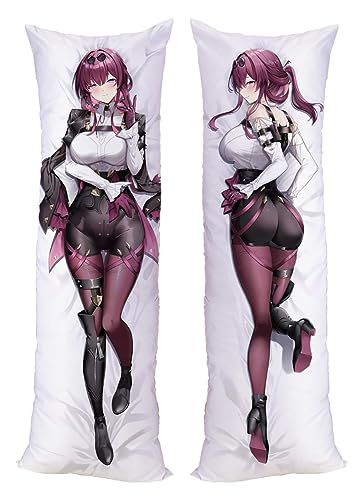 GUTRYIY Game Honkai Star Rail Kafka Cushion Cover Pillow Case Peach Skin 150x50cm (59in x 19.6in) Genshin Impact Dehya Pillowcase von GUTRYIY