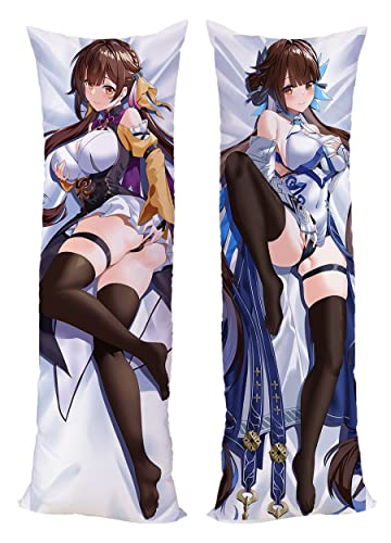 GUTRYIY Honkai Impact 3rd Li Sushang Cushion Cover Pillow Case Two Way Tricot 150x50cm (59in x 19.6in) Bronya Zaychik Pillowcase von GUTRYIY