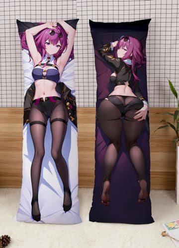 Game Honkai Star Rail Kafka Cushion Cover Pillow Case Peach Skin 150x50cm (59in x 19.6in) Furina Anime Pillowcase von GUTRYIY