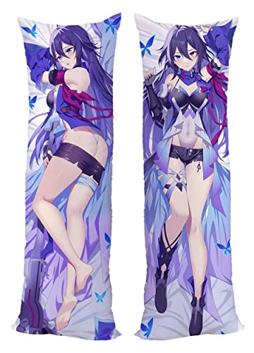 Honkai Star Rail Seele Vollerei Cushion Cover Pillow Case Two Way Tricot 150x50cm (59in x 19.6in) Shiratsuyu Pillowcase von GUTRYIY