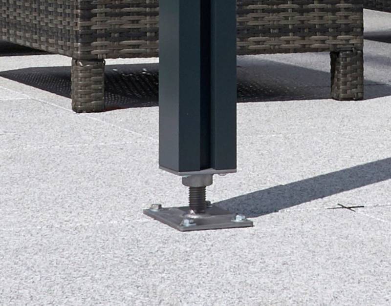 GUTTA Terrassendach Premium, BxT: 309,4x306 cm, Bedachung Doppelstegplatten, BxT: 309x306 cm, Dach Polycarbonat bronce von GUTTA