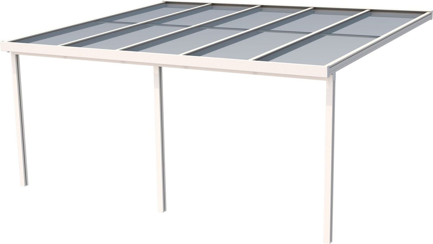 GUTTA Terrassendach Premium, BxT: 511x406 cm, Bedachung Dachplatten, BxT: 510x406 cm, Dach Acryl bronce von GUTTA