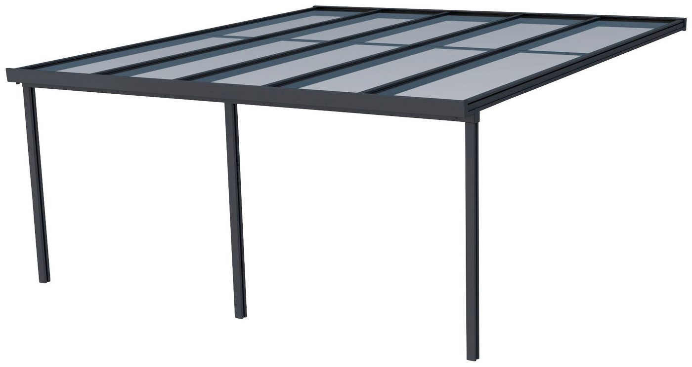 GUTTA Terrassendach Premium, BxT: 511x506 cm, Bedachung Dachplatten, BxT: 510x506 cm, Dach Acryl Klima blue von GUTTA