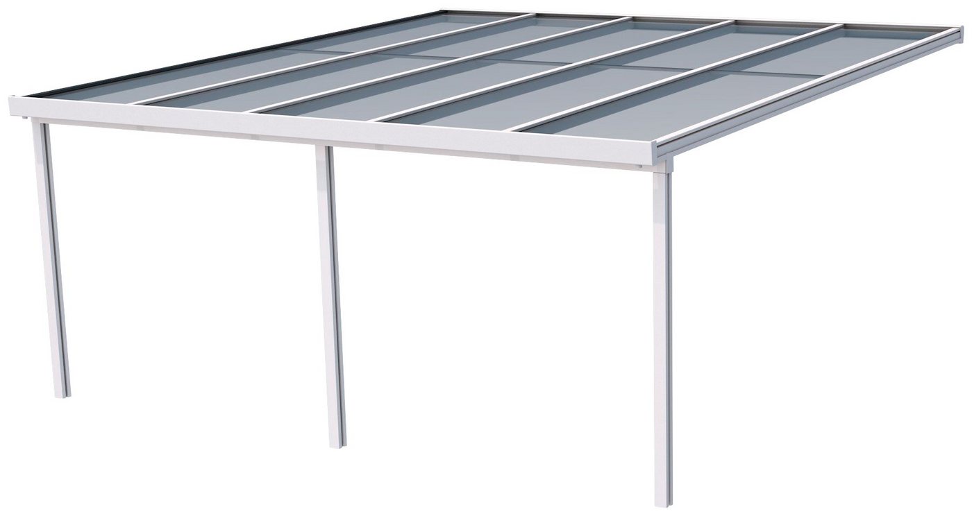 GUTTA Terrassendach Premium, BxT: 511x506 cm, Bedachung Dachplatten, BxT: 510x506 cm, Dach Acryl Klima blue von GUTTA