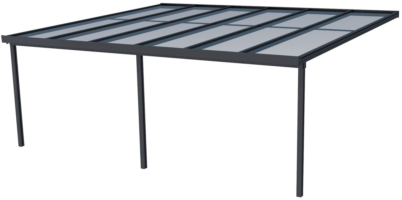 GUTTA Terrassendach Premium, BxT: 611x506 cm, Bedachung Doppelstegplatten, BxT: 611x506 cm, Dach Polycarbonat klar von GUTTA