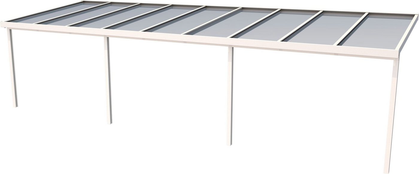 GUTTA Terrassendach Premium, BxT: 913,5x306 cm, Bedachung Dachplatten, BxT: 914x306 cm, Dach Acryl klar von GUTTA