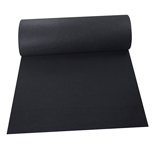 GUTUYEHKEA Schwarzer Gangläufer for Hochzeiten, 2 mm dick, Gehwegläufer, 10 m, 20, Polyester-Teppichläuferrolle for Abschlussballpartys im Freien, Kirchenläufer, Hochzeitsgangdekorationen(1.2x10m) GUTUYEHKEA Schwarzer Gangläufer for Hochzeiten, 2 mm dick, Gehwegläufer, 10 m, 20, Polyester-Teppichläuferrolle for Abschlussballpartys im Freien, Kirchenläufer, Hochzeitsgangdekorationen(1.2x10m) von GUTUYEHKEA